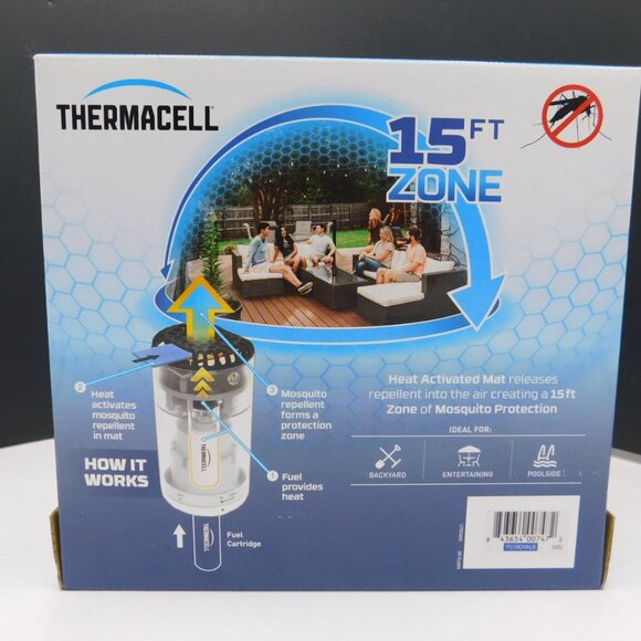 THERMACELL Mosquito Repellent 15ft zone 48hr Kit Compact 4cart/12mats 3Color NEW - Picture 10 of 10
